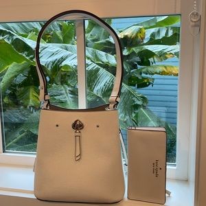Kate Spade Marti Small Bucket Bag and Kate Spade Darci large slim bifold wallet